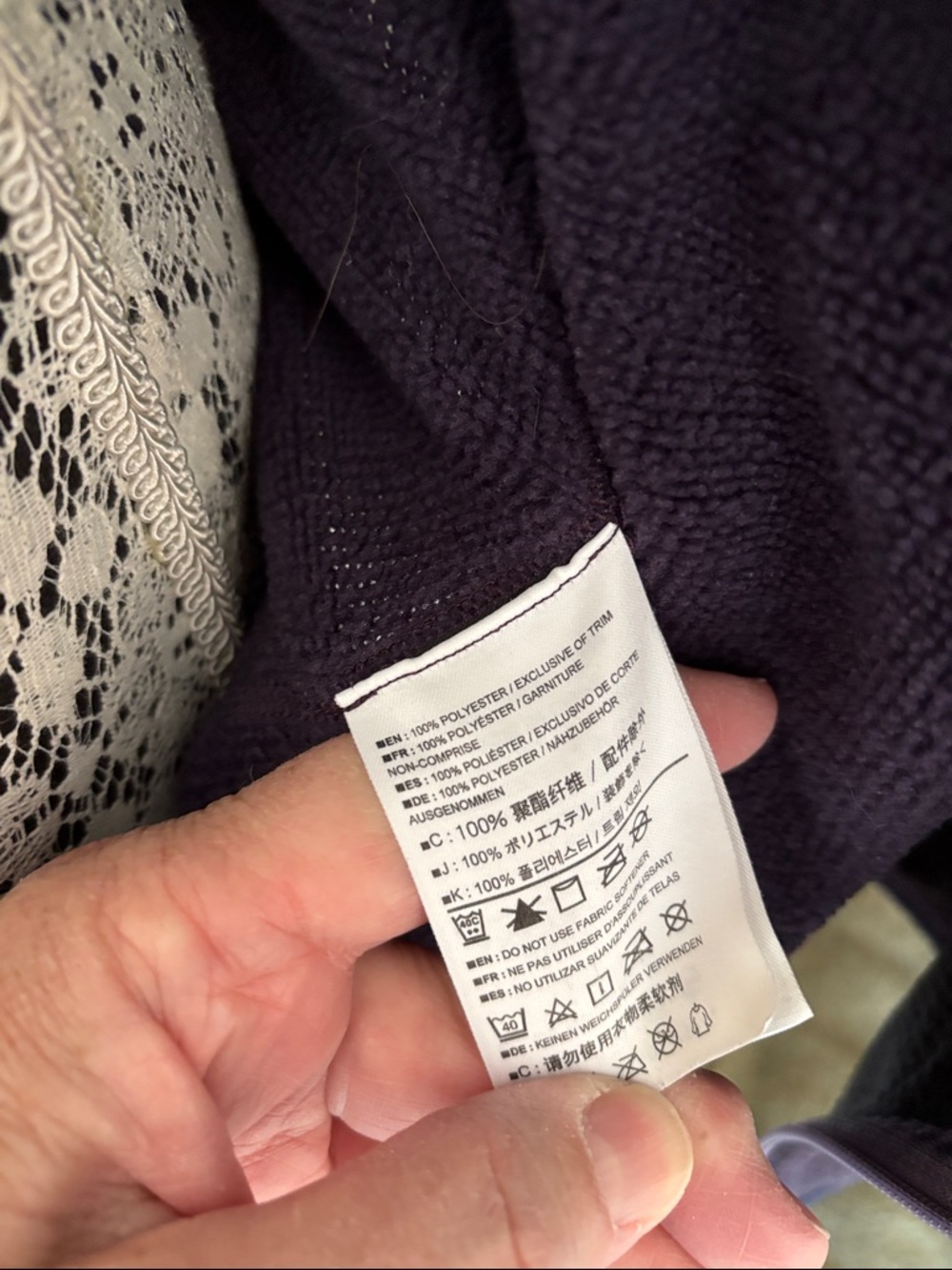 Arc'teryx Women's Purple Full-Zip Polartec Jacket-XL - Picture 8 of 10
